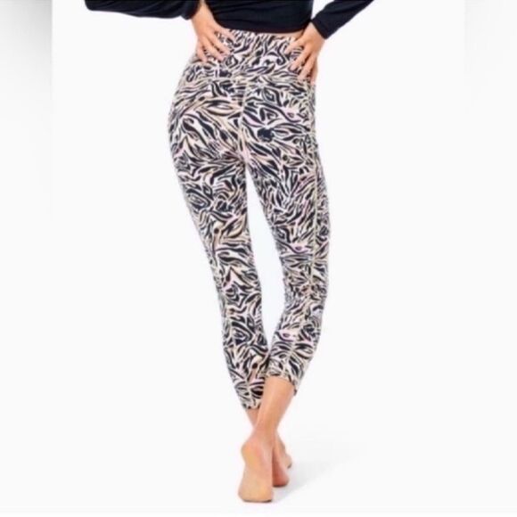 New LILLY PULITZER Weekender High Rise Midi Leggings Size XXSmall - Picture 5 of 10